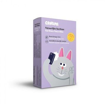 Консерва для котиків з натуральних Сардин, ласощі від Canumi CN008 фото