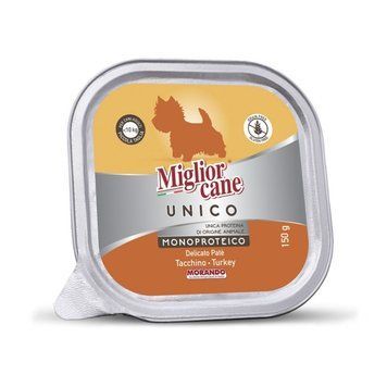 Вологий корм для собак Morando Migliorcane UNICO індичка 150 g 02440 фото