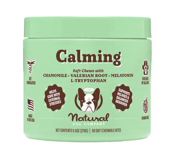 Заспокійливі вітаміни для собак Natural Dog Company Calming Supplemnet (90шт в банці) ND-CALM-90 фото