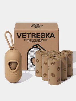Біорозкладні пакети для прибирання Vetreska з ароматом кави 23*33 см 1 рулон VTR055 фото