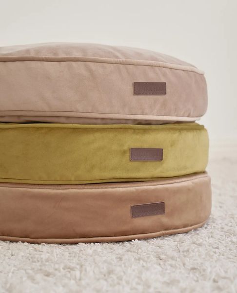 Лежак-подушка "Pearl" з ефектом пам'яті Memory Foam бежевого кольору, XS 60cм PRL_BD001BGE_XS фото