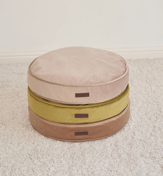 Лежак-подушка "Pearl" з ефектом пам'яті Memory Foam бежевого кольору, XS 60cм PRL_BD001BGE_XS фото