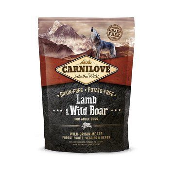 Корм сухий Carnilove Adult Lamb and Wild Boar для дорослих собак усіх порід з ягнятиною та диким кабаном 1,5 кг 150824/8983 фото