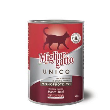 Консерви для котів Morando Migliorgatto UNICO Rustic яловичина 400 g 03352 фото
