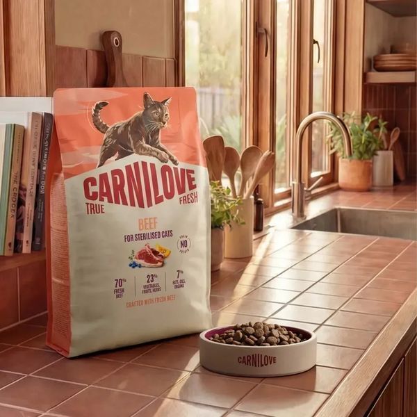 Корм сухий Carnilove True Fresh Turkey Sterilised для стерилізованих котів індичка 400 г 173748 фото