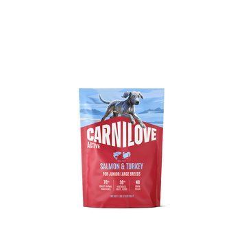 Корм сухий Carnilove Active Salmon & Turkey Junior Large Breed для молодих собак великих порід лосось та індичка 1,5 кг 173700 фото