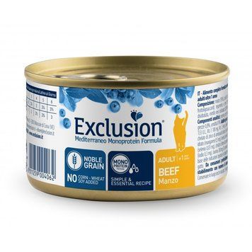 Консерва Exclusion Adult Beef для дорослих котів з яловичиною 85 г 05205 фото