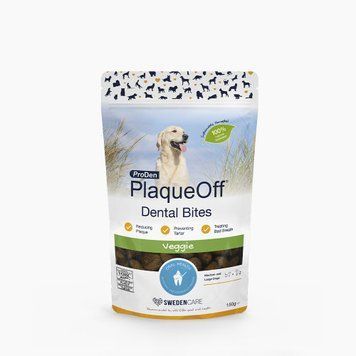 ProDen PlaqueOff Dental Bites Veggie - Вегетаріанські ласощі для собак 150 г 7350055513196 фото