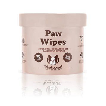 Серветки для лап Paw Wipes Natural Dog Company 50 шт ND-PWP50 фото