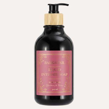Рідке мило для інтимних зон собак-дівчат Bark&Tail - Intimate liquid paw soap for ladies, 300 мл (полуниця, роза) BTb-00005 фото