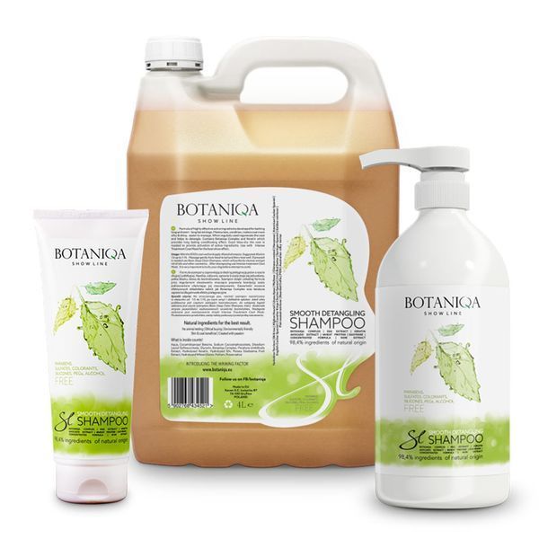 Шампунь для довгої шерсті Botaniqa Smooth Detangling, 1л BO-SD1 фото