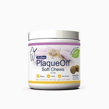 М'які жувальні таблетки для котиків для чистки зубів ProDen PlaqueOff Soft Chews - Cat 120 шт 5391475003272 фото