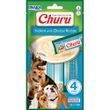 Ласощі INABA "Churu" для собак, вершковий мус в стіках, курка з сиром 4*14 гр (4 шт.уп.)