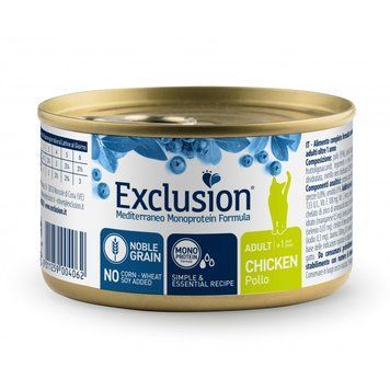 Консерва Exclusion Adult Chicken для дорослих котів з куркою 85 г 05204 фото
