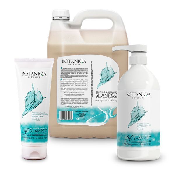 Шампунь заспокійливий для собак з чутливою шкірою Botaniqa Soothing & Shiny Coat, 250мл BO-SS250 фото