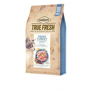 Корм сухий Carnilove True Fresh Cat Fresh Turkey для дорослих котів з індичкою 340 г 172159 фото