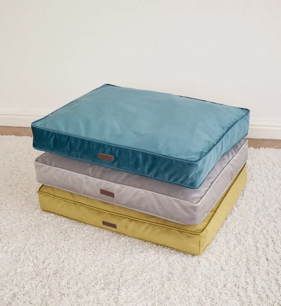 Лежак-подушка "Ample" з ефектом пам'яті Memory Foam світло-сірого кольору, XS (60x50см) AMPLE_BD001GRY_XS фото