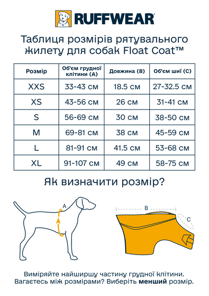Рятувальний жилет для собак Ruffwear Float Coat&trade; S Червоний 30959 фото
