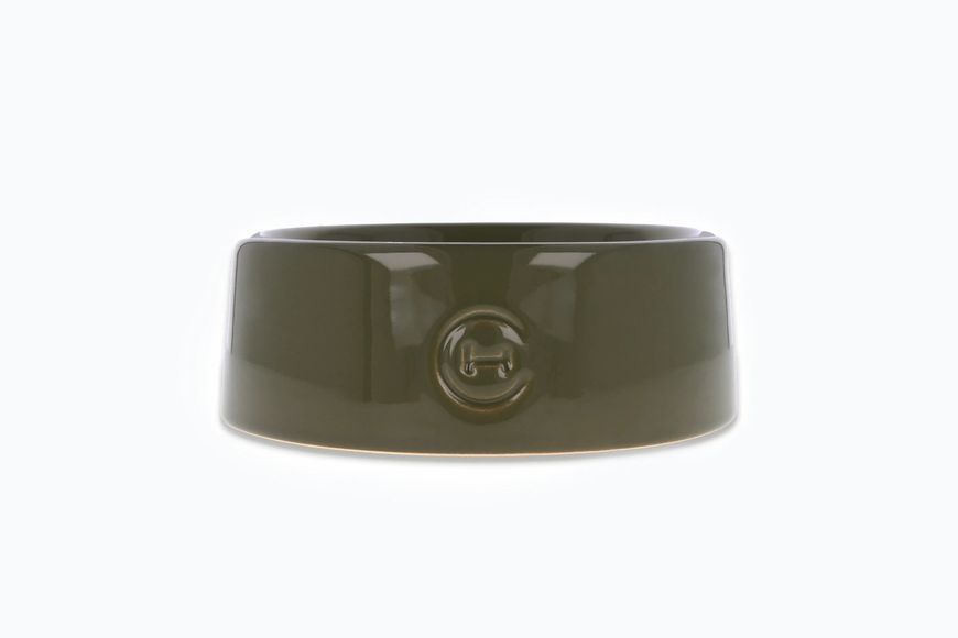 Керамічна миска із сферичним дном Bowl Olive S 3103740 фото