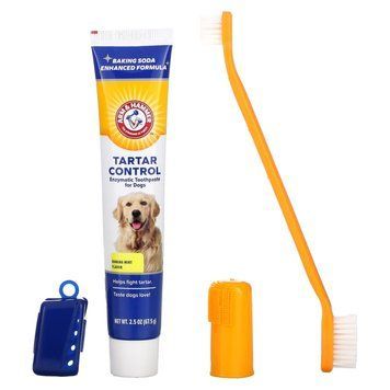 Arm & Hammer, Tatar Control, стоматологічний набір для собак, банан і м&rsquo;ята, набір із 4 предметів ARH-77105 фото