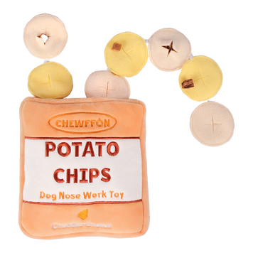 Пошукова іграшка для собак Чипси Chewffon Potato Chips Snuffle Toy - Інтерактивна нюхова іграшка - nousework CHFF011 фото