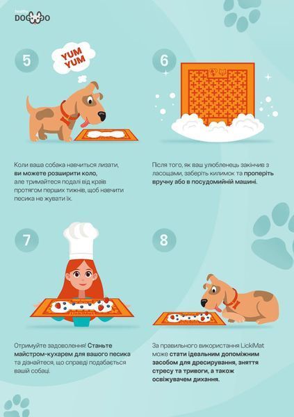 Килимок антистрес для вилизування для собак та котів LickiMat Playdate Tuff, Orange, тверда основа LM9021OR-DR фото