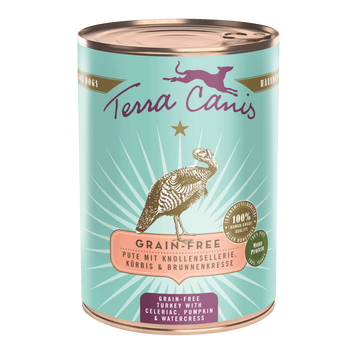 Вологий корм для собак Індичка з гарбузом та селерою Grain Free Terracanis 200 г TC052 фото