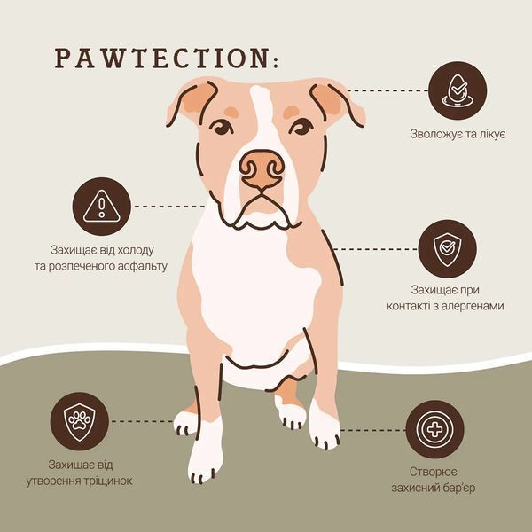 Бальзам для захисту лап Paw Tection Natural Dog Company 30мл туба ND-PAWT-1T фото