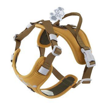 Шлейка пом'якшена для собак Hurtta Weekend Warrior Harness II ECO Темно-жовтий 40-50 42125 фото