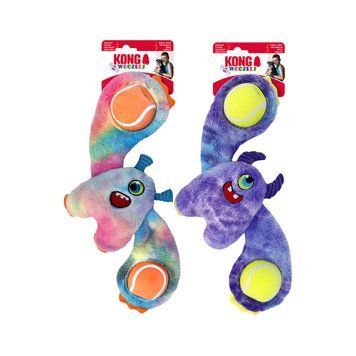 Іграшка для собак Kong Woozles Monster Фіолетовий M 45425 фото