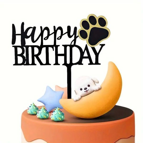 Топпер на тортик - happy birthday - номер 2 MialandHB17_1 фото