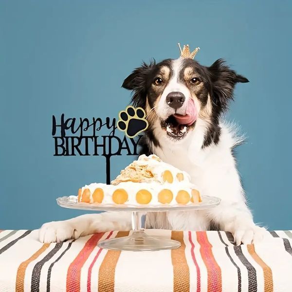 Топпер на тортик - happy birthday - номер 2 MialandHB17_1 фото