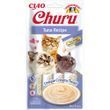 Ласощі INABA "Churu" для котів, вершковий мус в стіках, з тунцем 4*14 гр