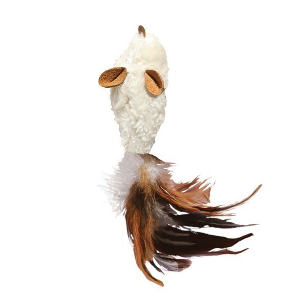 Іграшка для котів з котячою м'ятою Kong Refillables Feather Mouse 41557 фото