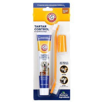 Arm & Hammer, Tartar Control Dental Kit, стоматологічний набір для собак, яловичина, набір із 3 предметів ARH-73408 фото