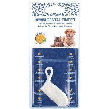 Напальничок для чистки зубів для собак та кішок Dental Finger ProDen PlaqueOff 7350055513349 фото