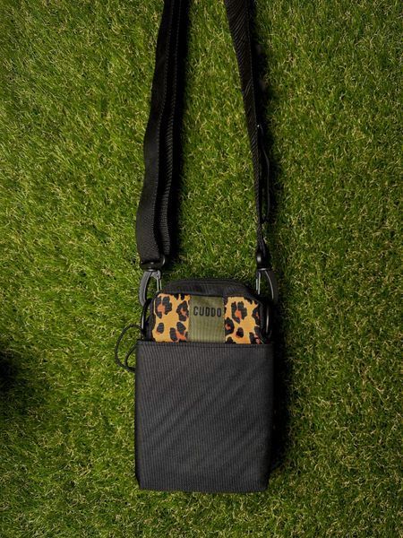 Прогулянкова сумка Cuddo, лео + чорний CDD123 фото