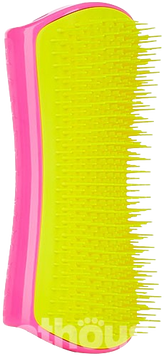 Щітка для розплутування шерсті собак та котів Pet Teezer - Detangling & Grooming Pink/Yellow 5060173378363 фото