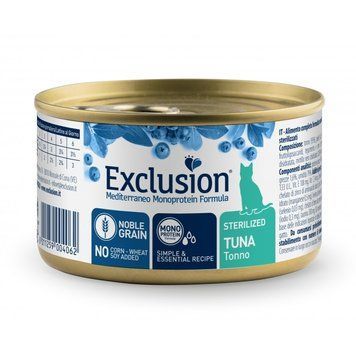 Консерва Exclusion Sterilized Tuna для стерилізованих котів з тунцем 85 г 05209 фото
