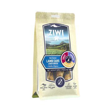 Натуральні ласощі для собак Ziwi 100% Ягнячі вуха з печінковим покриттям 60 г 42189 фото